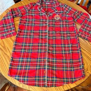 Posh Peanut Red Plaid Nightgown